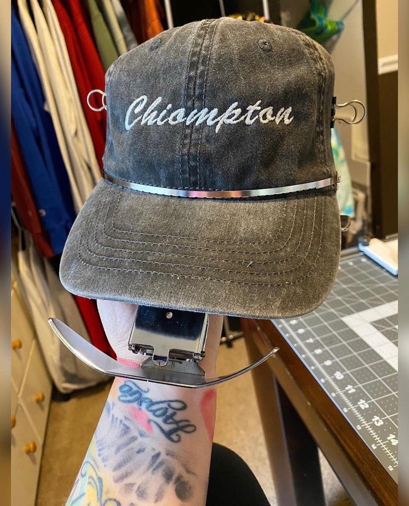 custom one word embroidered dad hat