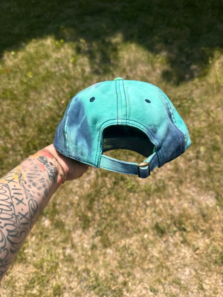 tie-dyed dad hats