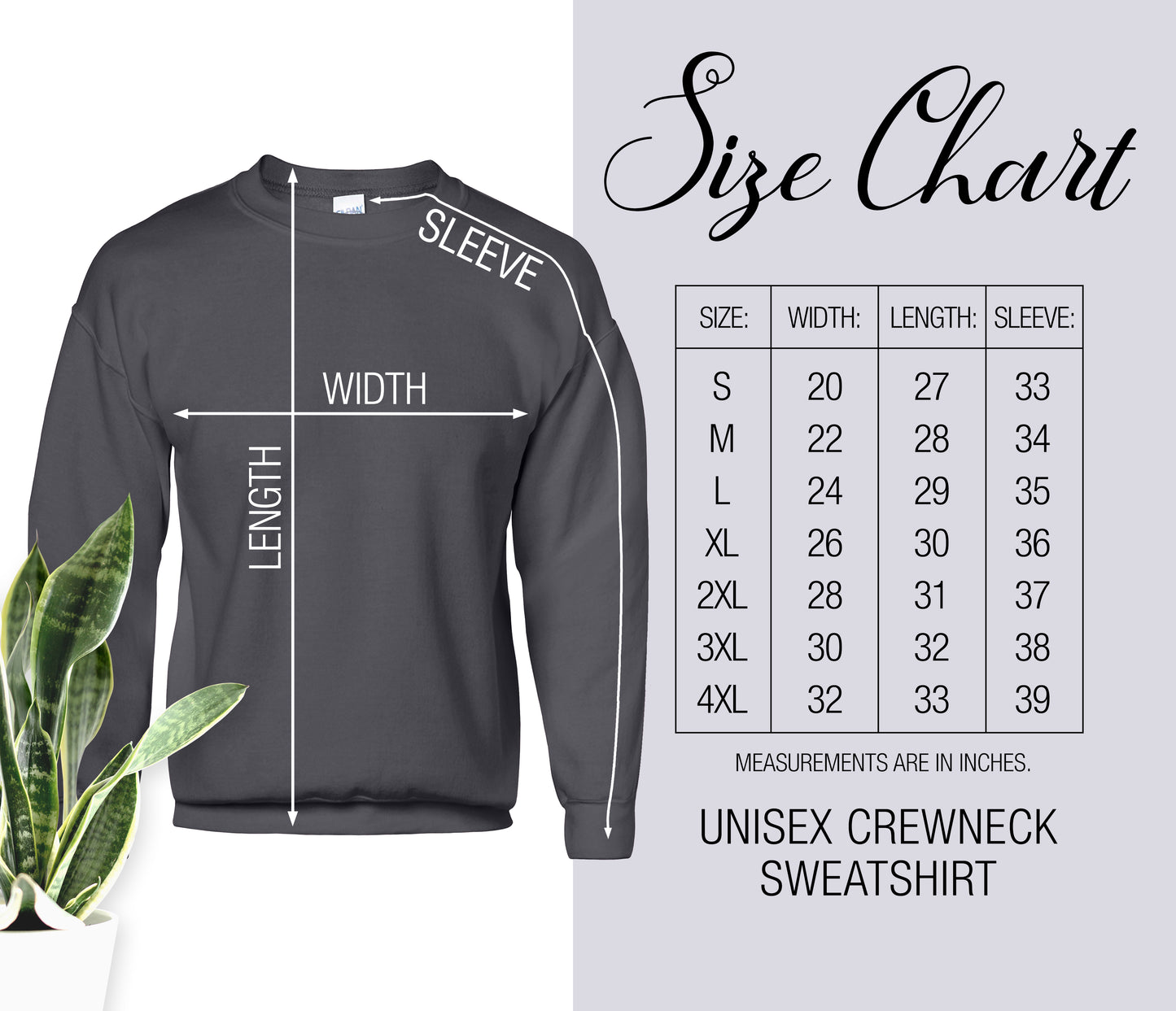 Roman numeral embroidered crewneck