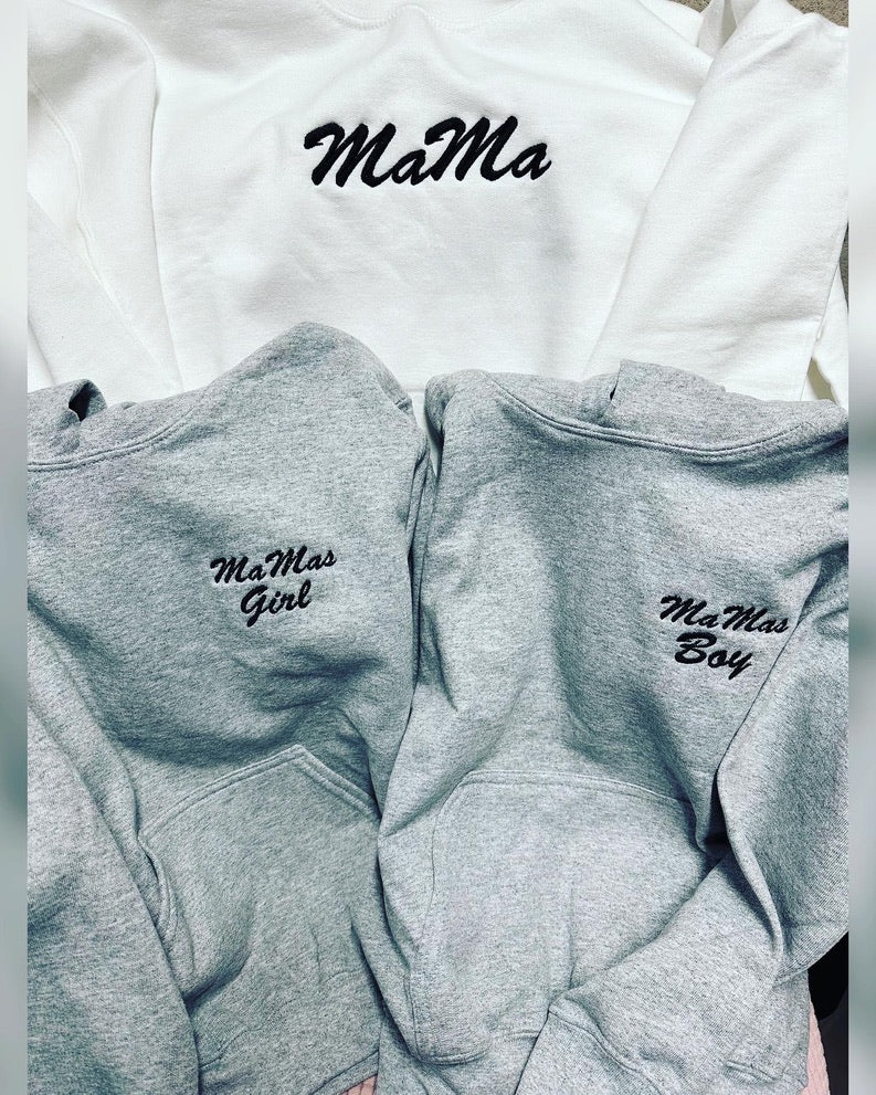 Mama embroidered crewneck