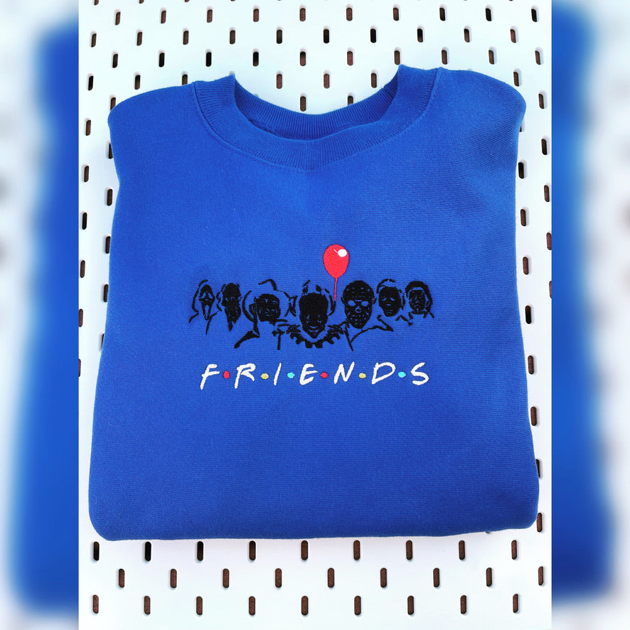 Friends embroidered crewneck