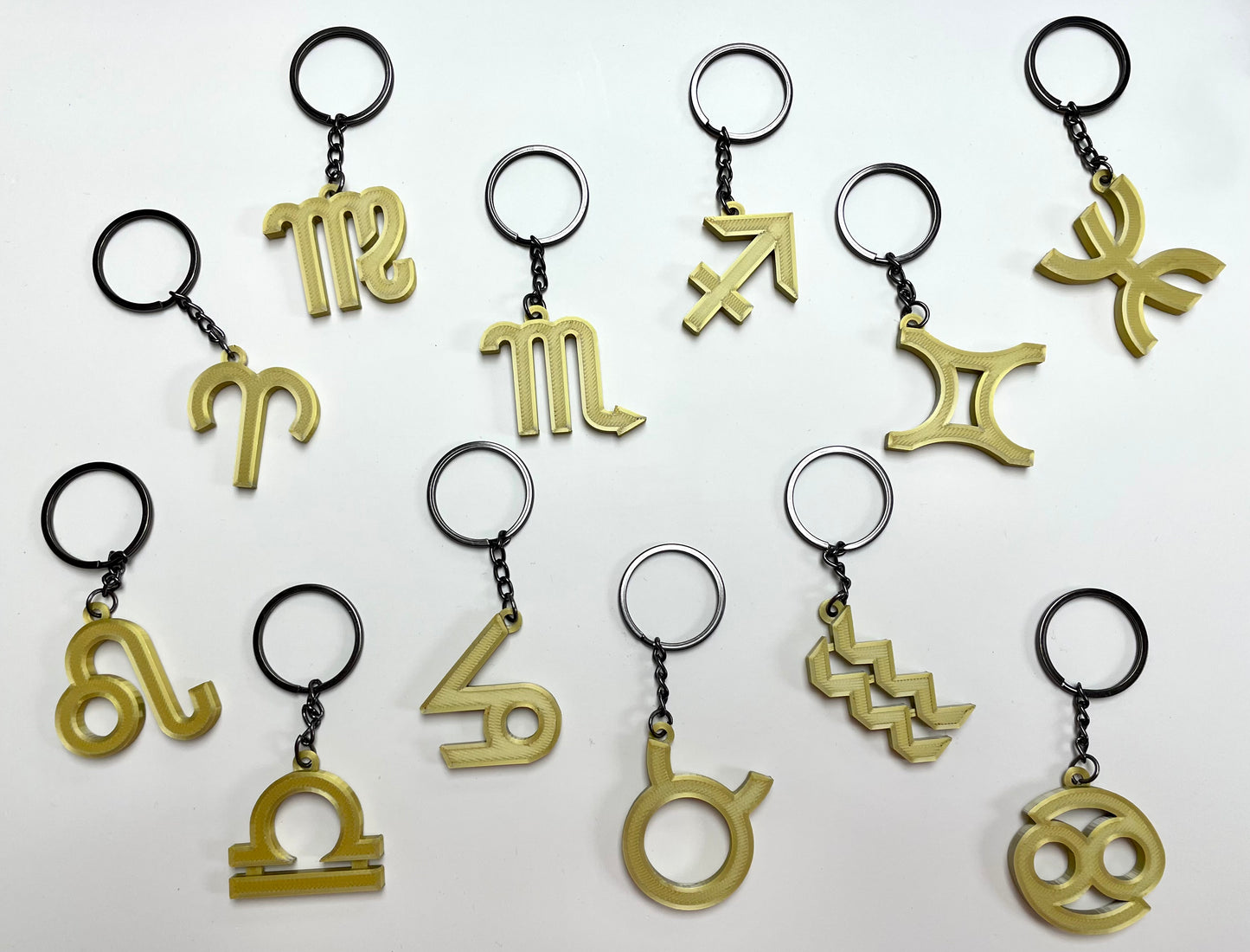 Zodiac Sign Keychains